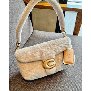 COACH PILLOW TABBY SHEARLING SHOULDER BAG ((C445)