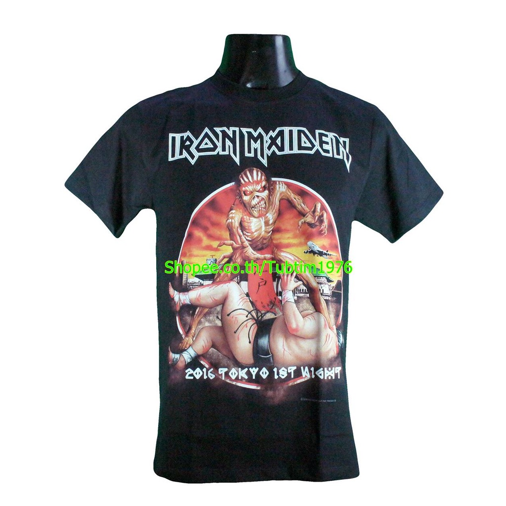 ภาพสินค้าเสื้อวง Iron Maiden เสื้อวงดนตรีต่างประเทศ เสื้อวินเทจ ไอเอิร์นเมเดน ไอร่อน IRN1799 จากร้าน tubtim1976 บน Shopee ภาพที่ 1