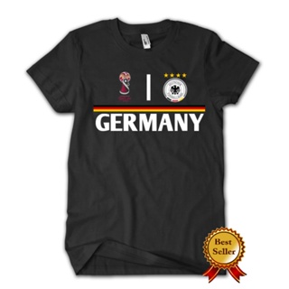 เสื้อยืด พิมพ์ลายทีมชาติเยอรมนี ระดับพรีเมี่ยมS-5XL