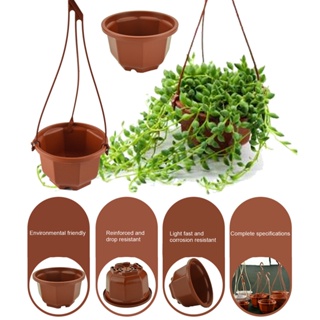 【AG】Durable Flowerpot Multiple Specifications Anti-sun Plant Accessories Fall-resistant Holes Flower Planter for Plants