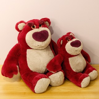 หมอนตุ๊กตานุ่ม รูปการ์ตูน Disney Toy Story Strawberry Bear เหมาะกับของขวัญวันเกิด ของเล่นสําหรับเด็ก