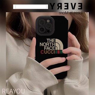 เคสโทรศัพท์มือถือ กันกระแทก ลาย the north face สีดํา สําหรับ Iphone 11 ip 13 pro max 13p M12Pm xs xr Xsmax 7 8p