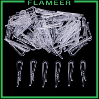 สินค้า [Flameer] คลิปหมุดติดปกเสื้อ แบบใส สําหรับเย็บผ้า งานฝีมือ 400 ชิ้น