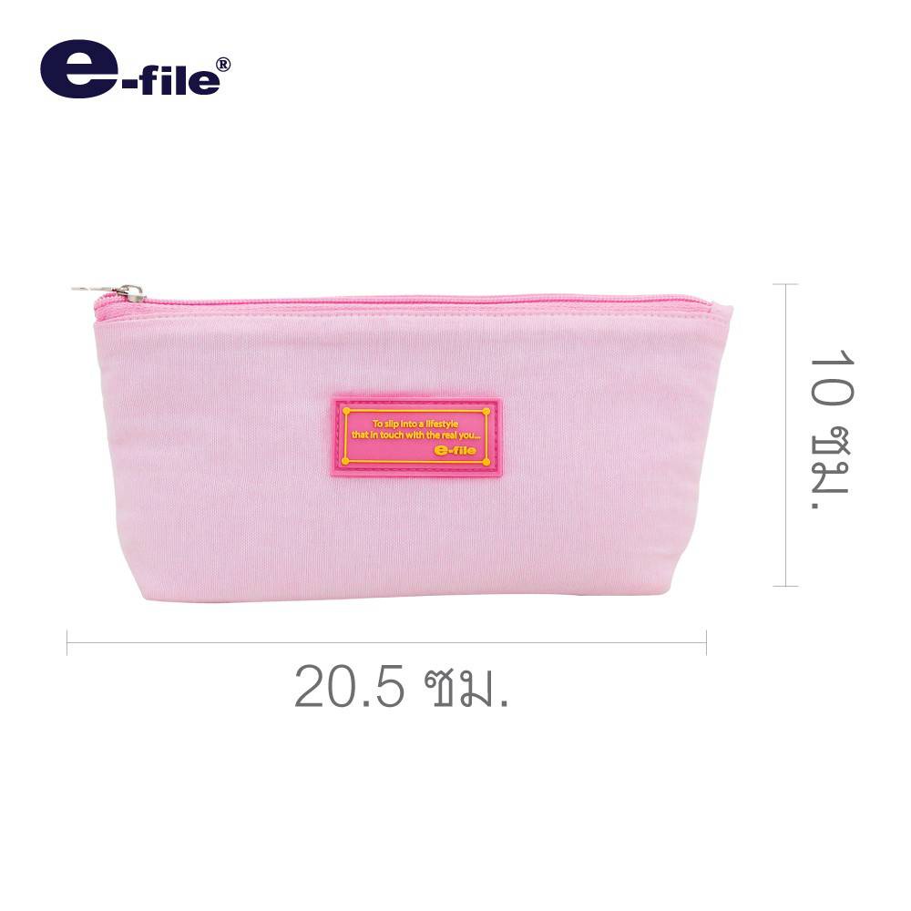 กระเป๋าดินสอ-e-file-อี-ไฟล์-กระเป๋า-แคนดี้คัลเลอร์-candy-color-รหัส-cpk71-ขนาด-20-5-x-10-cm-1-ใบ