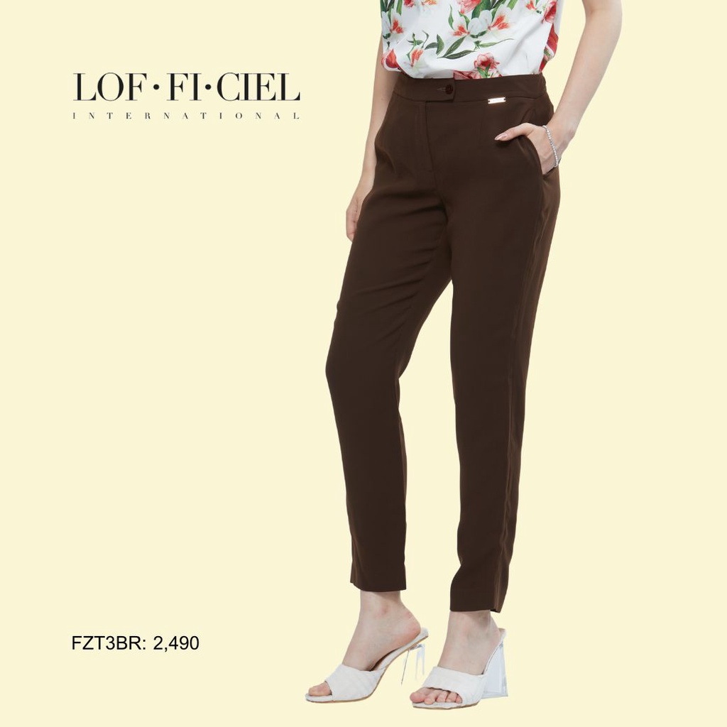 lofficiel-pants-กางเกงทำงาน-business-pants-สีน้ำตาล-ขาเดฟ-fzt3br