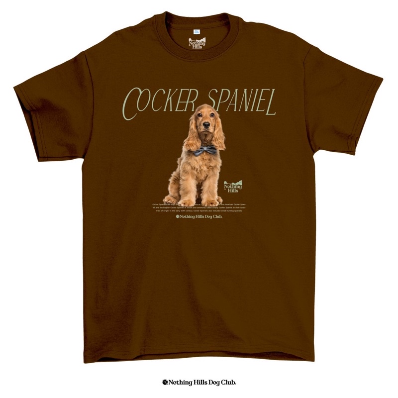 เสื้อยืดลาย-cocker-spaniel-ค็อกเกอร์-สแปเนียล-classic-cotton-unisex-by-nothing-hills