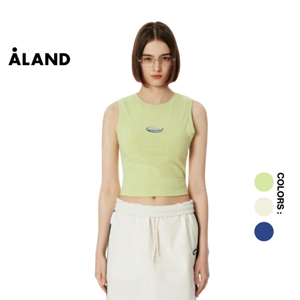 aland-เสื้อท่อนบน-5252-by-oioi-ellipse-logo-sleeveless-top-sleeveless
