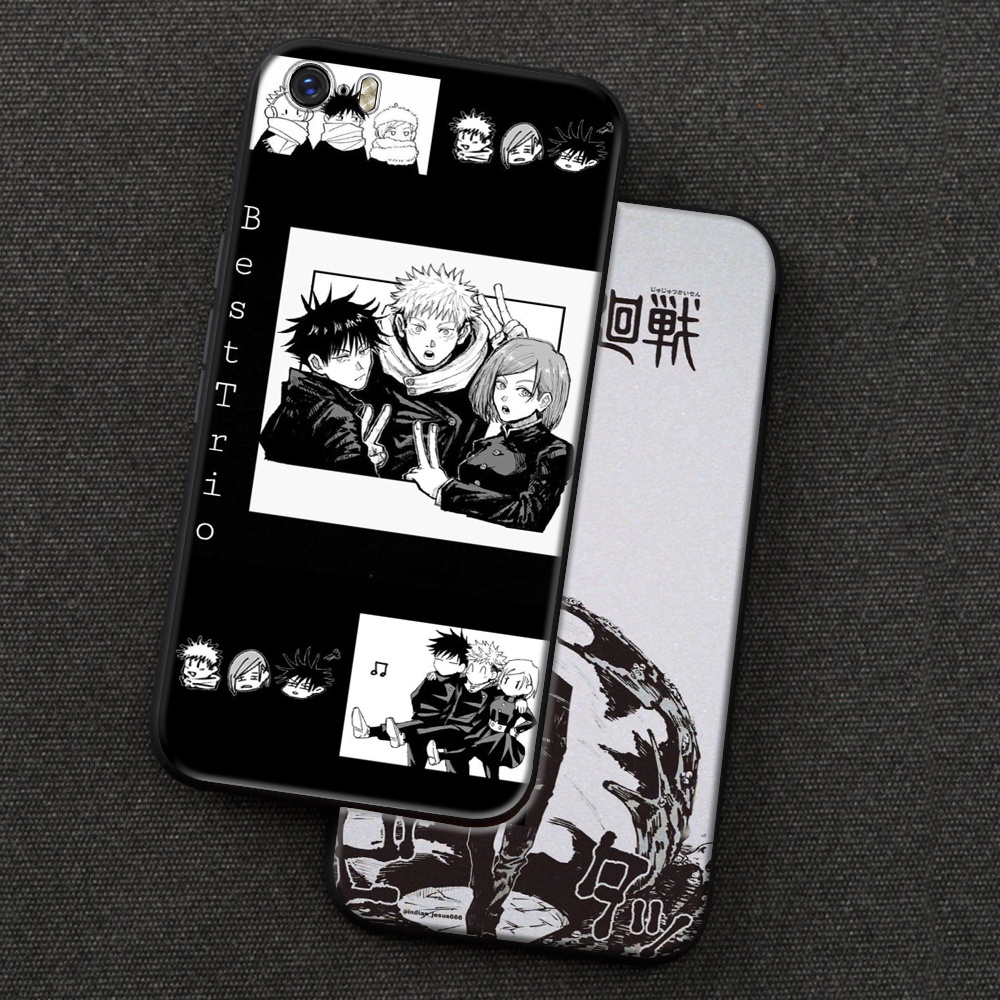 เคสโทรศัพท์มือถือ-แบบนิ่ม-พิมพ์ลายอนิเมะ-jujutsu-kaisen-สีดํา-สําหรับ-xiaomi-mi-8-9-f1-a1-5x-a2-6x-a3-9t-10t-pro-lite-ws2