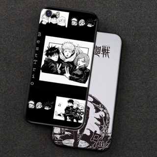 เคสโทรศัพท์มือถือ แบบนิ่ม พิมพ์ลายอนิเมะ Jujutsu Kaisen สีดํา สําหรับ Xiaomi Mi 8 9 F1 A1 5X A2 6X A3 9T 10T Pro Lite WS2