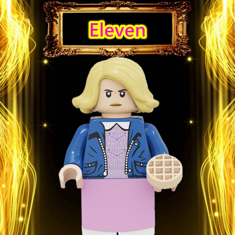 สิ่งแปลกหน้า-demogorgon-eleven-dustin-micke-building-blocks-ของเล่นสําหรับเด็ก-minifigures-ของขวัญวันเกิด