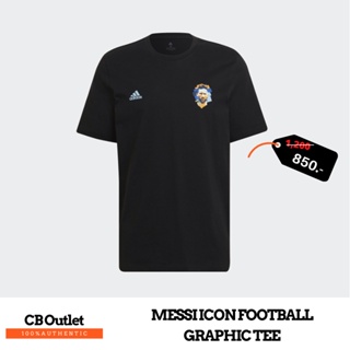 เสื่้อยืดผู้ชาย เสื้อยืด ADIDAS MESSI ICON FOOTBALL GRAPHIC TEE