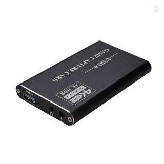 A2hoth)nk-s41 การ์ดจับภาพเกม HDMI USB3.0 HDMI 4Kp60 เข้าได้กับ PS4 Switch กล้องบันทึก ถ่ายทอดสด สีดํา