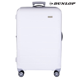 Dunlop Aspen Collection. 28" Large Luggage. 100% PP, Secure Zippers, Expandable, 360 Double Wheels.