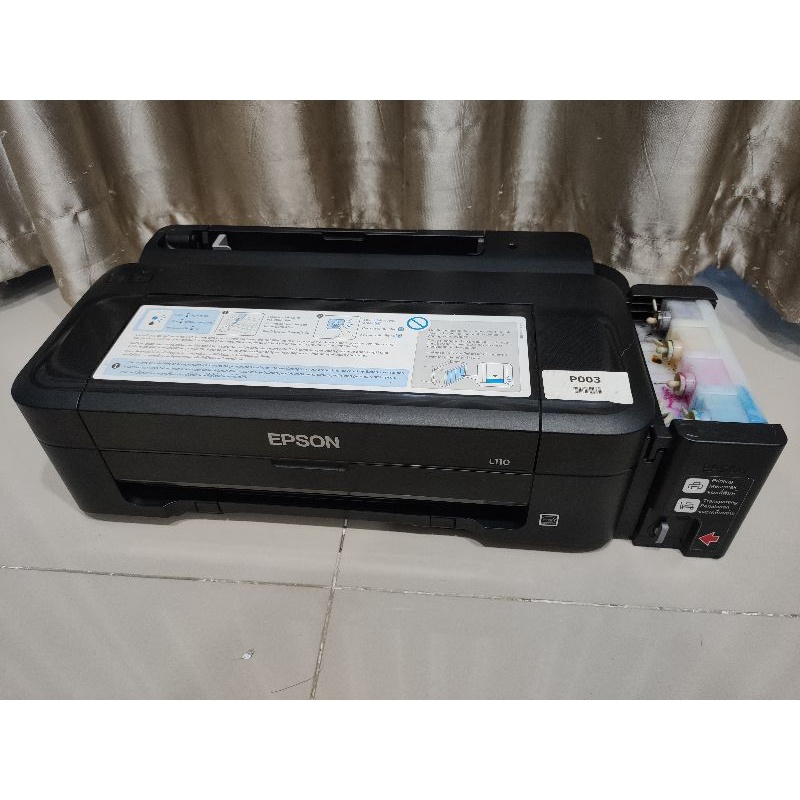 ((มือสอง)) Epson L110 อิงค์เจ็ทสี ขาวดำ ปริ้นได้อย่างเดียว | Shopee ...