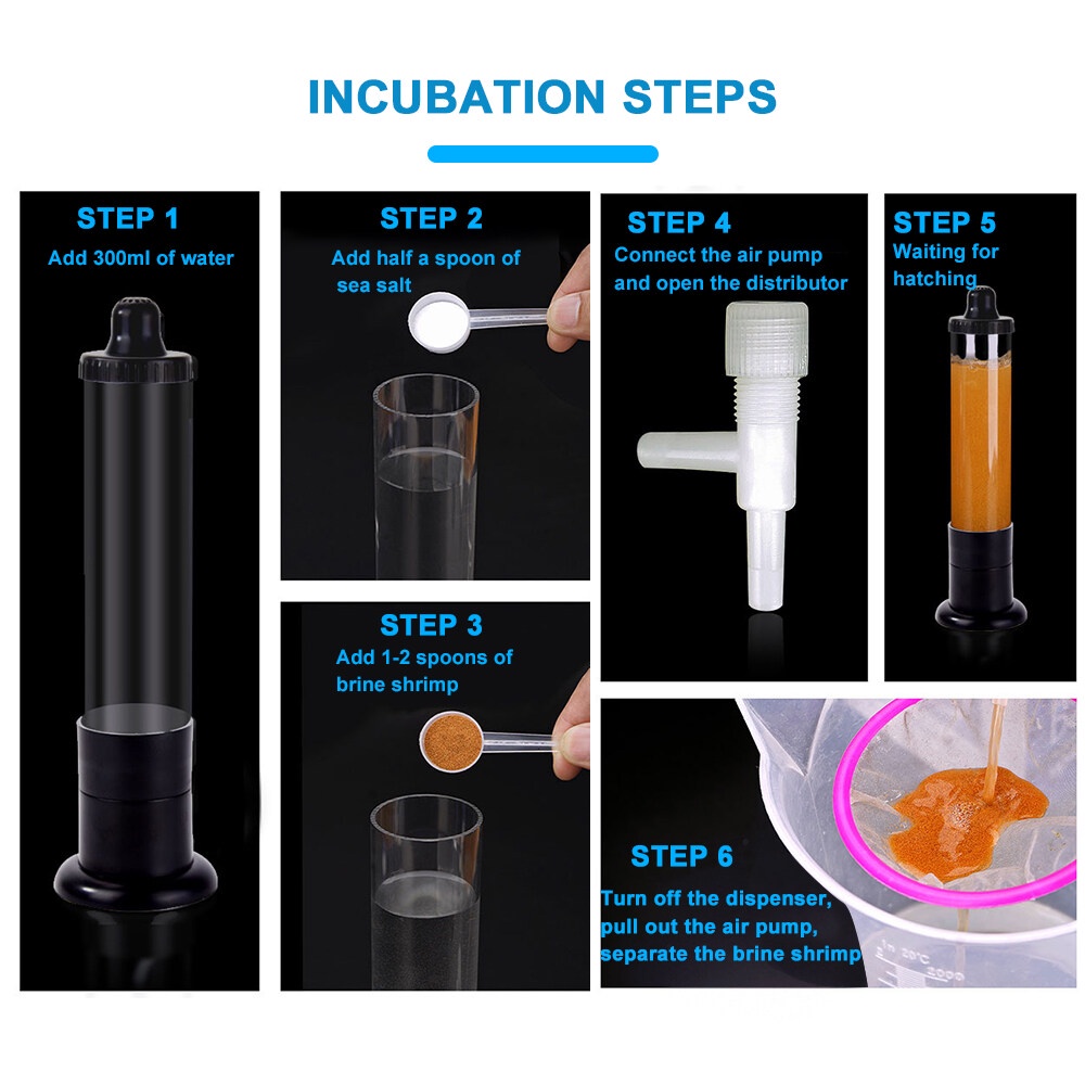 wajababy-เครื่องเป่าอาร์ทีเมีย-ฟักอาร์ทีเมีย-incubator-brine-shrimp-eggs-อาทิเมีย-อาร์ทีเมีย-ไข่อาทีเมีย-artimia-ปลา