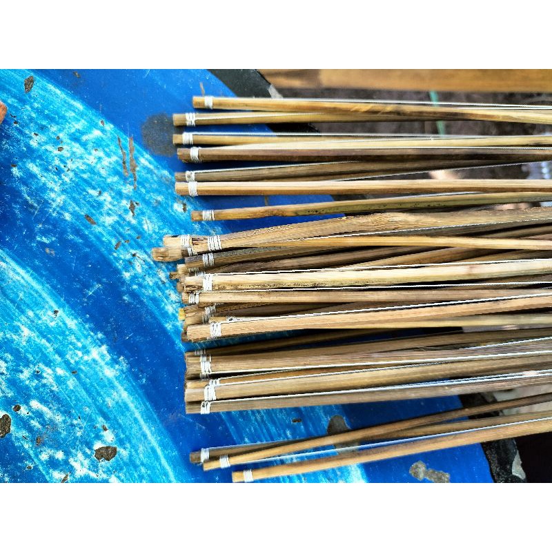 เบ็ดปักคันนาพร้อมใช้งาน-100เซน-เบ็ดตกปลาไม้ไผ่เบ็ดไม้ไผ่-เบ็ดตกปลา-bamboo-hookเบ็ดธง-เบ็ดปัก-คันไม่ไผ่