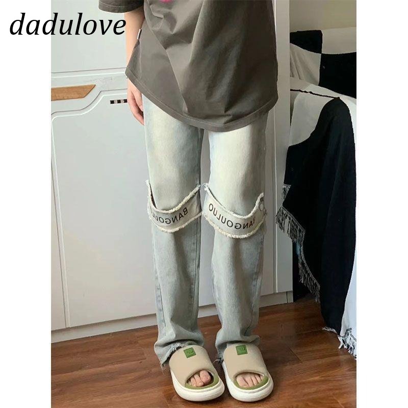 dadulove-new-style-american-street-style-retro-jeans-mens-and-womens-same-style-loose-wide-leg-pants