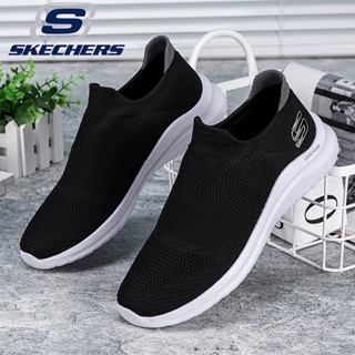 สินค้า พร้อมส่ง Skechers_ รองเท้ากีฬา รองเท้าวิ่งลําลอง ข้อต่ํา ผ้าตาข่าย ระบายอากาศได้ดี แฟชั่นฤดูร้อน สําหรับผู้ชาย และผู้หญิง ไซซ์ 36-45
