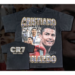 ▅▓▒เสื้อยืดฟุตบอลโลก โรนัลโด้ - Bootleg T-Shirt โรนัลโด้ cr7 jersey