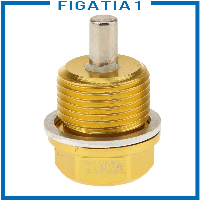 figatia1-ปลั๊กท่อระบายน้ํามันอลูมิเนียม-อโนไดซ์-m20x1-5-สีฟ้า