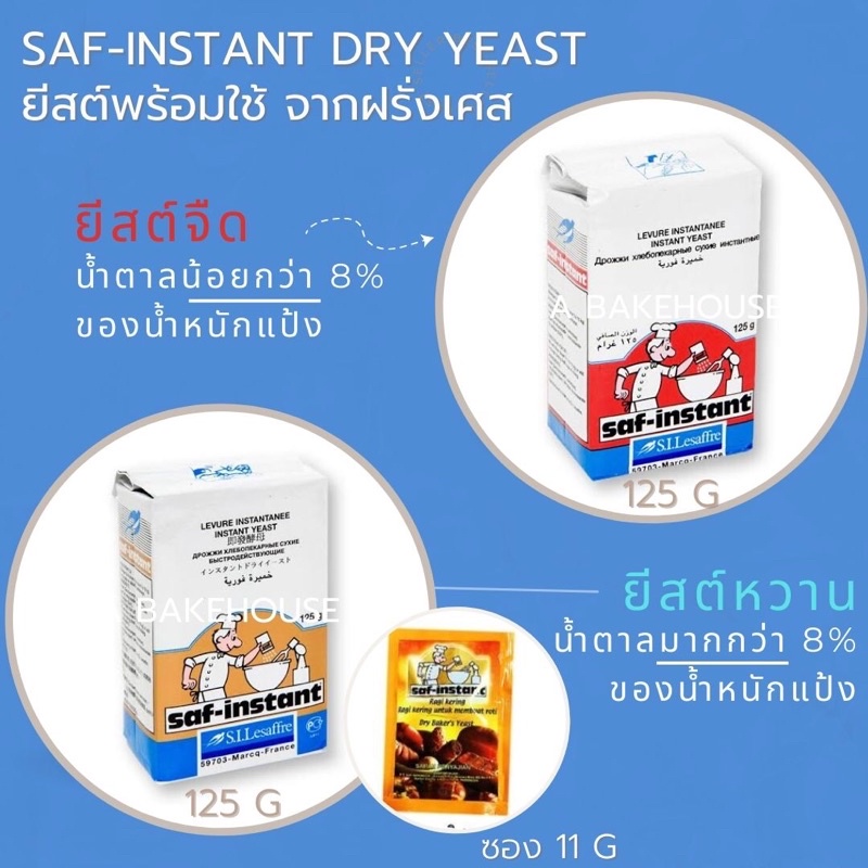 ยีสต์-ยีสต์แห้ง-ยีสต์หวาน-ยีสต์จืด-ยีสต์ซอง-instant-dry-yeast