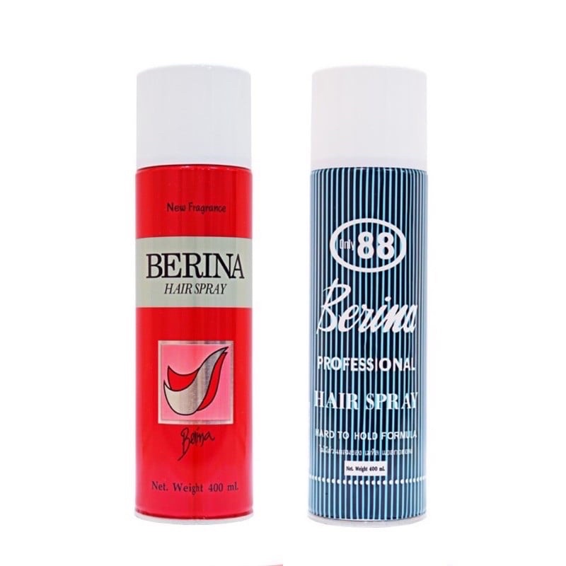 สเปรย์ฝุ่น สเปรย์แข็ง เบอริน่า Berina 500มล. Berina Hair Spray Shopee
