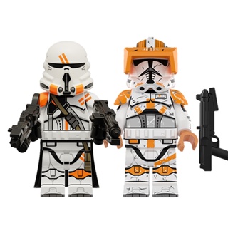 ของเล่นตัวต่อฟิกเกอร์ Commander Cody Pilot Troopers ขนาดเล็ก