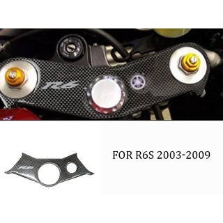 สติกเกอร์ติดพวงมาลัยรถจักรยานยนต์ สําหรับ Yamaha R6s R6 R 6 2003-2009