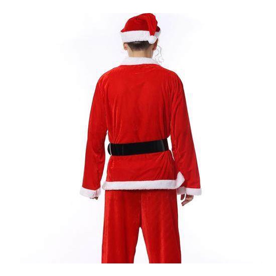 ภาพสินค้าชุดซานต้า ชุดซานตาครอส สำหรับผู้ใหญ่ ผ้ากำมะหยี่อย่างดี ครบเซ็ท FREE SIZE X-mas จากร้าน jtong0004 บน Shopee ภาพที่ 8
