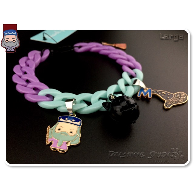 ปลอกคอ-สร้อยคอน้องหมาน้องแมวสุด-trendy-ลาย-dumbledore-จาก-harry-potter-collection-pet-collars-large-size