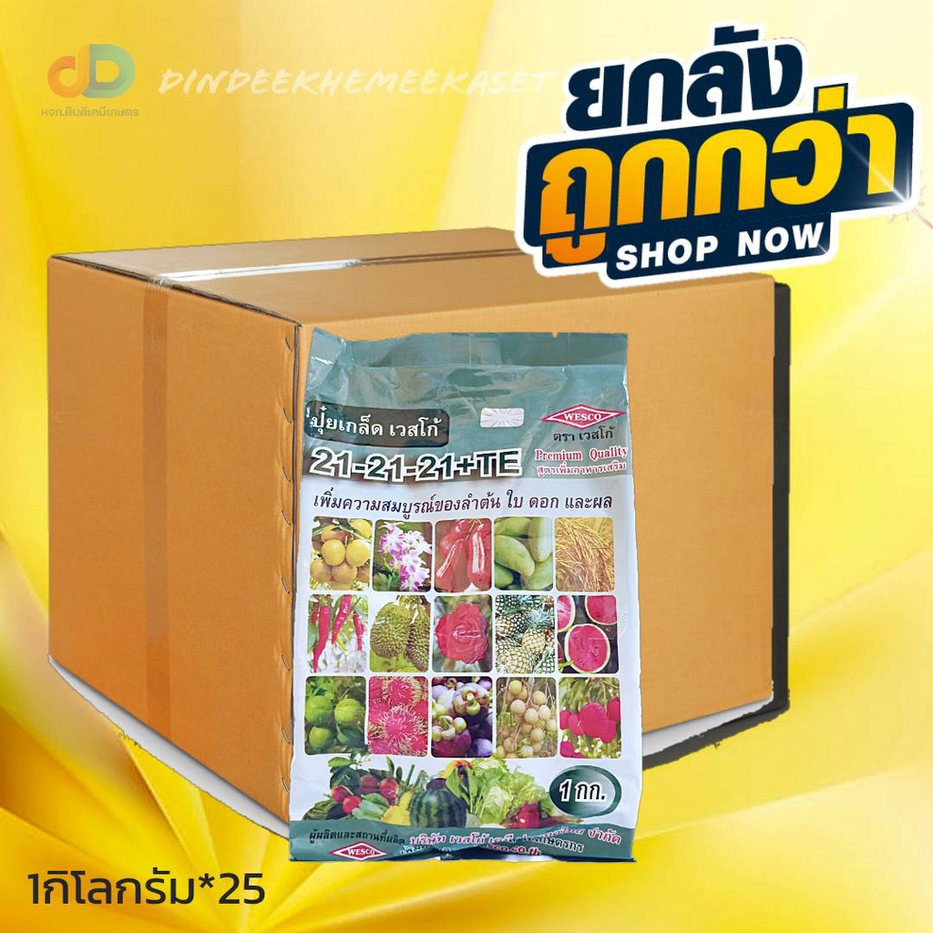 ยกลัง25กิโล-21-21-21-te-สูตรบำรุงใบ-ลำต้น-และดอก-เพิ่มคุณภาพผลผลิต-เพื่อความสมบุรณ์ของลำต้น-ใบ-ดอก-และผล