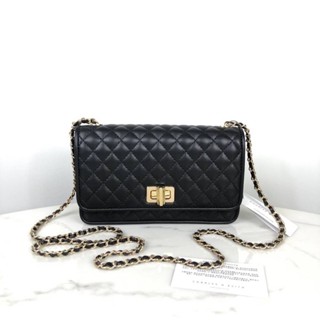 Charles & Keith Quilted Clutch Bag สินค้าหลุดqc