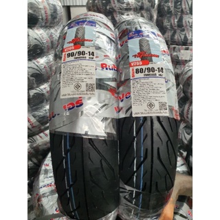 ยาง ฮอนด้า คลิก แบบไม่ใช้ยางใน 80/90-14 , 90/90-14 Vee rubber vrm 265 ยางใหม่ปี2022 TUBELESS