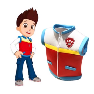 PAW Patrol Cosplay Costumes for the Halloween Childrens Day Party Captain Ryder Vest Coat Bark Team Costume Kindergarten Stage Costume