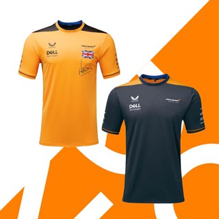 ใหม่ เสื้อยืดลําลอง แขนสั้น คอกลม พิมพ์ลาย F1 McLaren Formula One Team Lando Norris Racing Car 3D แฟชั่นสําหรับผู้ชาย ผู้หญิง