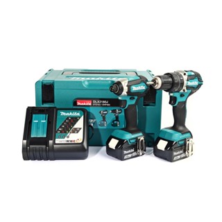 MAKITA DLX2180J COMBO DHP484Z+DTD153Z+แบตX2+แท่น+MAKPAK