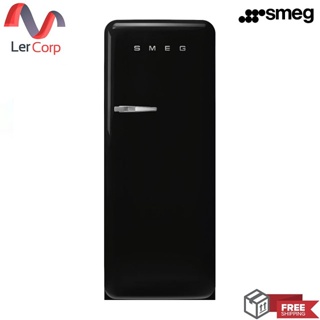 [0% 10 เดือน] (Smeg) ตู้เย็น 50’Retro Style Aesthetic รุ่น FAB28RBL5 สีดำ