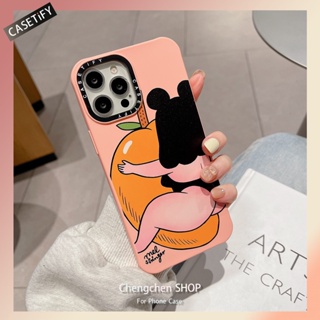 Casetify เคสโทรศัพท์มือถือ ลายการ์ตูนเด็กผู้หญิง มะม่วงในตัว สําหรับ Iphone 14ProMax iP12Pro XS iPhone11 Phone case 12Promax 13Promax 11 12 13