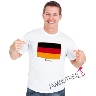 Jambutree 2022 FIFA World Cup Logo Qatar Germany Football Team Supporter T-Shirt Streetwear Tee Bola Sepak Tshirt Baju