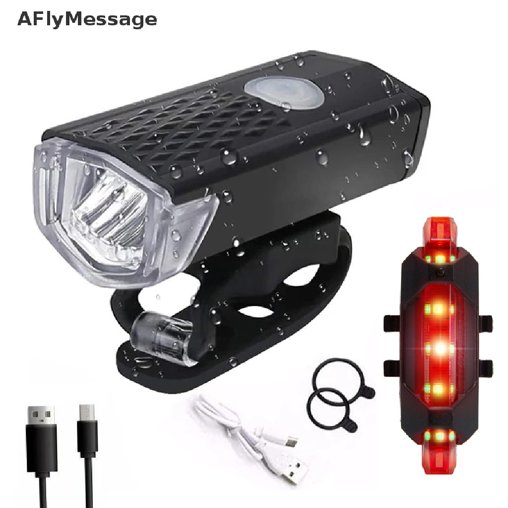 afl-bike-light-usb-led-ชาร์จชุด-mtb-จักรยานเสือหมอบไฟหน้าหลังโคมไฟไฟฉายไฟขี่จักรยานอุปกรณ์ขี่จักรยาน-th