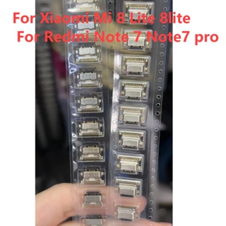 ซ็อกเก็ตชาร์จ Micro USB สําหรับ Xiaomi Mi 8 Lite 8lite Redmi Note 7 Note7 Pro 5-50 ชิ้น