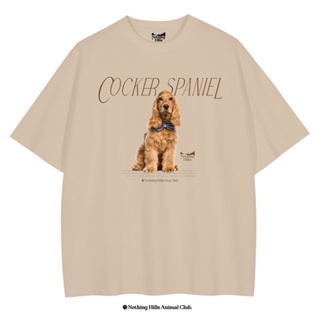 "Cocker Spaniel" เสื้อยืดทรงหลวมOversize By Nothing Hills™