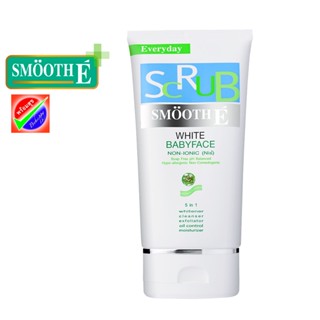 Smooth E White Babyface Scrub 4Oz. สมูท อี ไวท์ เบบี้เฟช สครับ