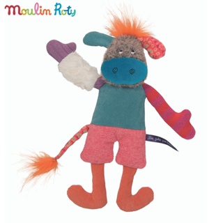 Moulin Roty ตุ๊กตาวัวแสนกล ตุ๊กตาผ้าเน่า + กล่องของขวัญ  Lane  MR-642243