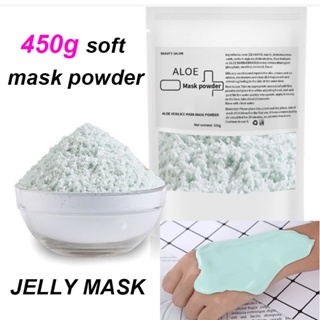 450g Aloe Vera Rose Soft Mask Powder Moisturizing Shrink Pores Skin Care Soft Film Powder Skin Care Peel Mask Do SPA At