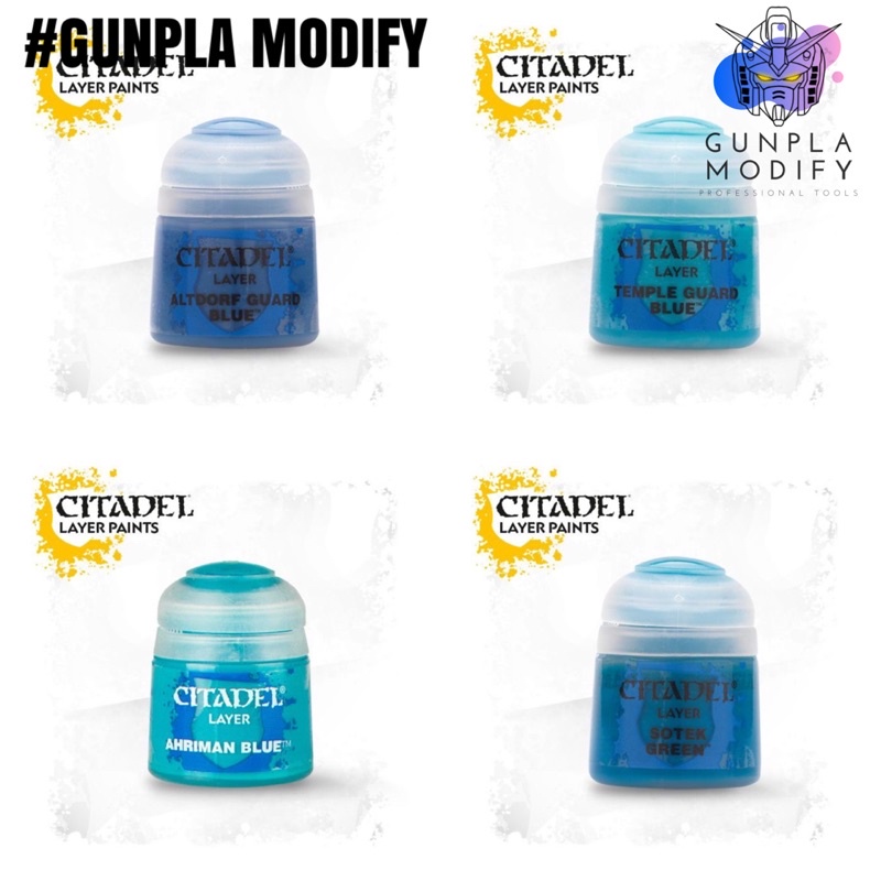 CITADEL COLOR (LAYER) Altdorf Guard Blue, Temple Guard Blue, Ahriman Blue, Sotek Green | Shopee ...