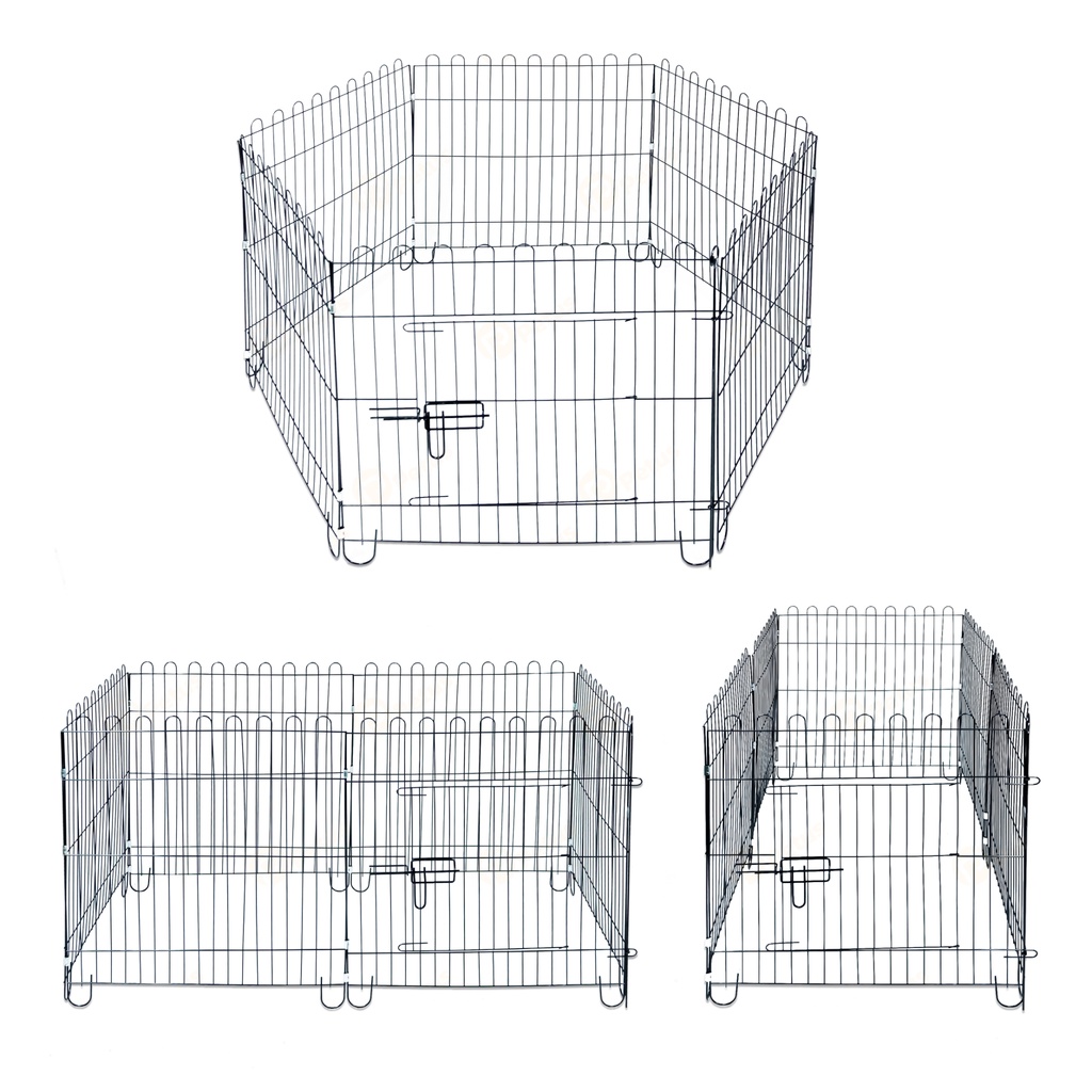 คอกสุนัข-กรงสุนัขพับได้-กรงสัตว์เลี้ยง-คอกสนาม-ขนาด60cm-กรงเหล็ก-กรงหมาพับได้-กรงแมว-กรงเหล็กสุนัข-กรง-dog-cage-dave