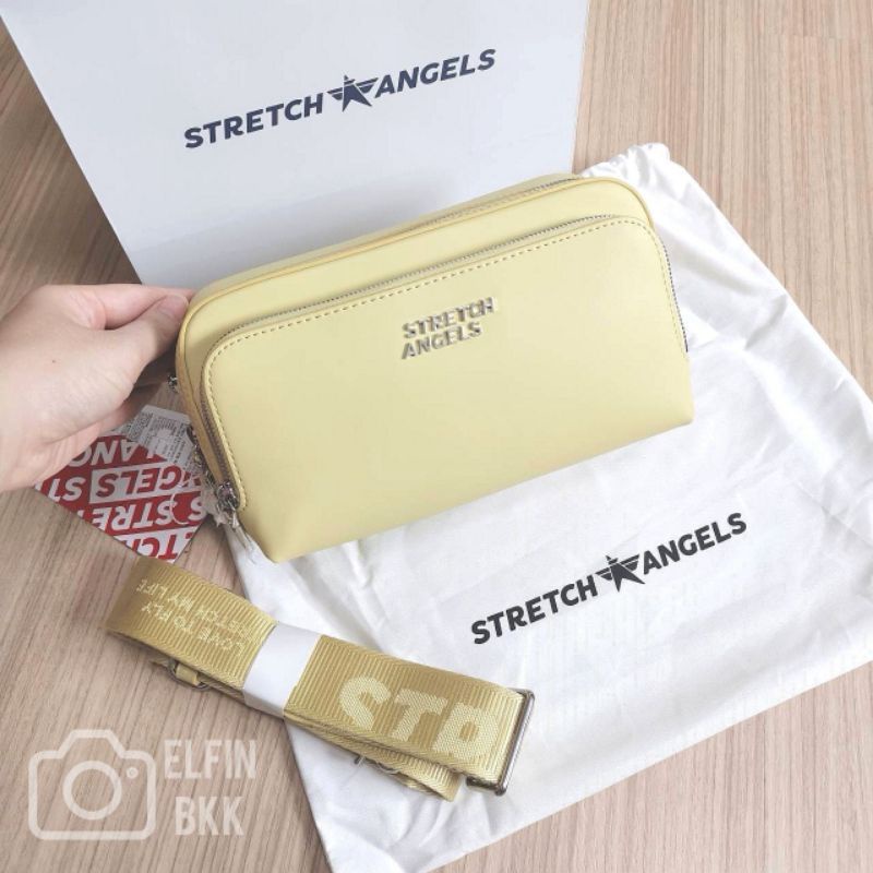 แท้-stretch-angels-new-basic-panini-bag-กระเป๋าสะพายข้าง-สีขาว-สีดำ-สีเหลือง-สีมิ้นท์-สีฟ้าอมเทา
