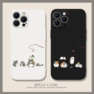 Totoro เคสไอโฟน iPhone 11 8 Plus case X Xr Xs Max Se 2020 cover เคส iPhone 13 12 pro max 7 Plus 14 pro max