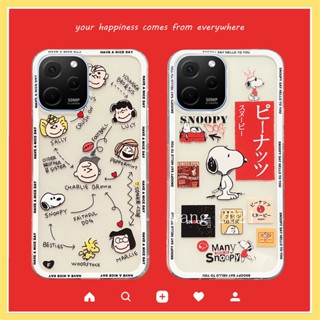 New Phone Case Huawei Nova Y61 Nova10 Pro 10 SE Mate 50 Pro Honor 70 5G เคส Casing Cartoon Snoopy Cute Fashion Ultra-thin Silicone Soft Case Back Cover เคสโทรศัพท